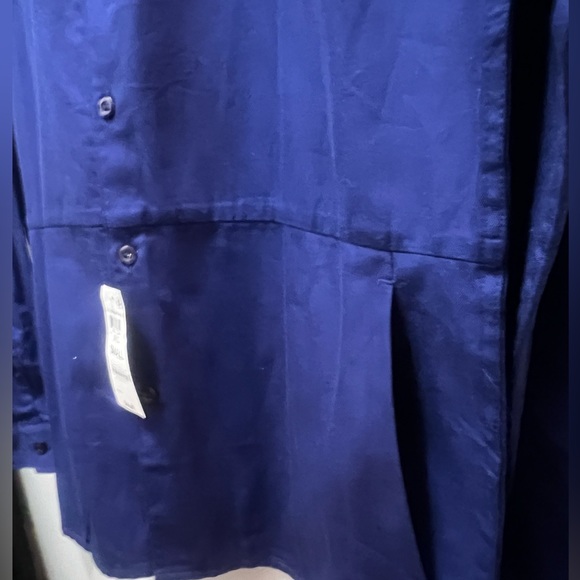 Royal blue long sleeve button down dress shirt - Picture 2 of 9